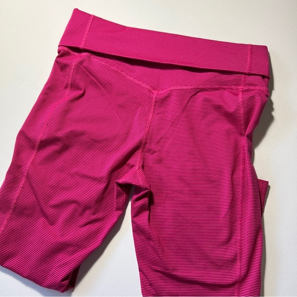 Nike Fold Over Top High Waistband Punk Yoga Workout Capris - Picture 5 of 8